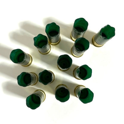 Star Crimped Green Shotgun Shells Empty Hulls 