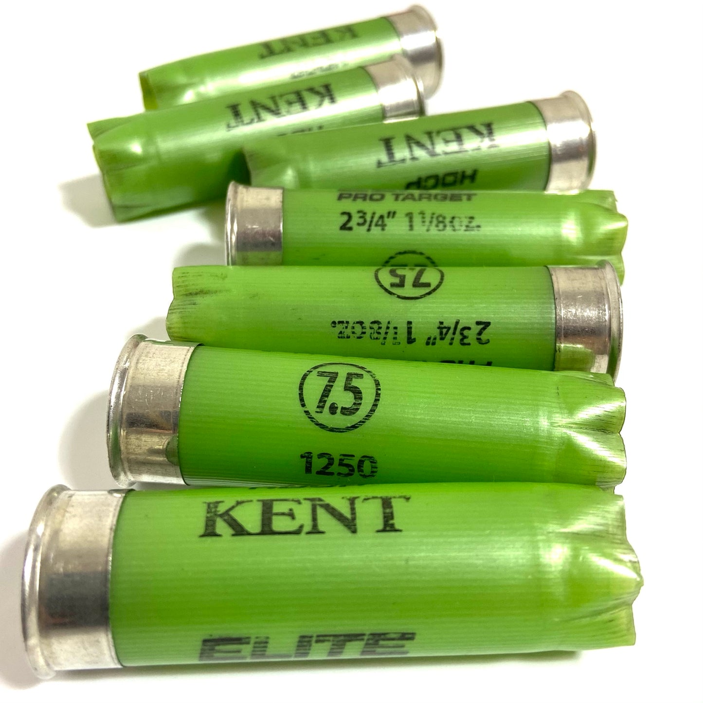 Once Fired Lime Green 12 Gauge Hulls