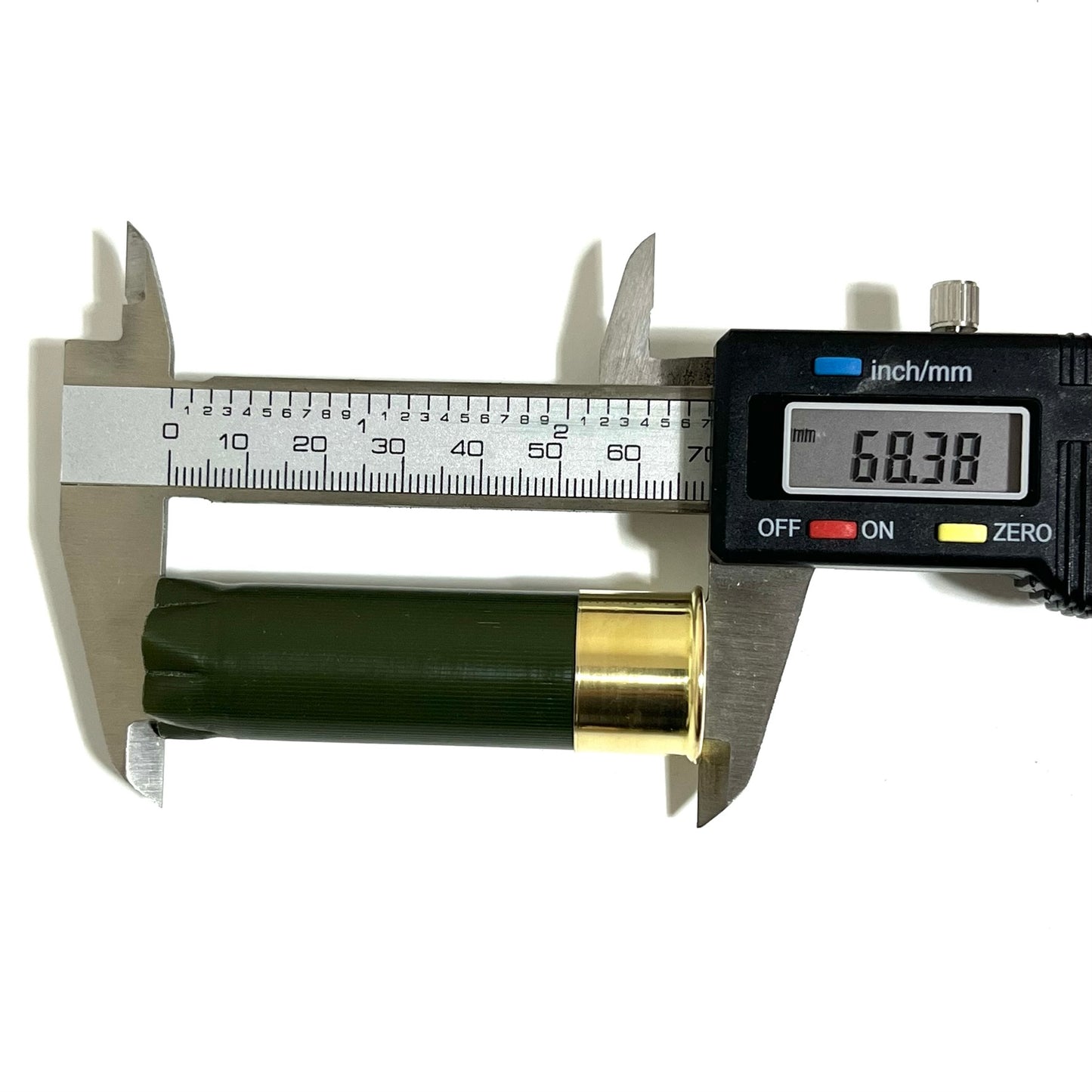 Green Shotgun Shells — Unmarked, High Brass (Qty 8)