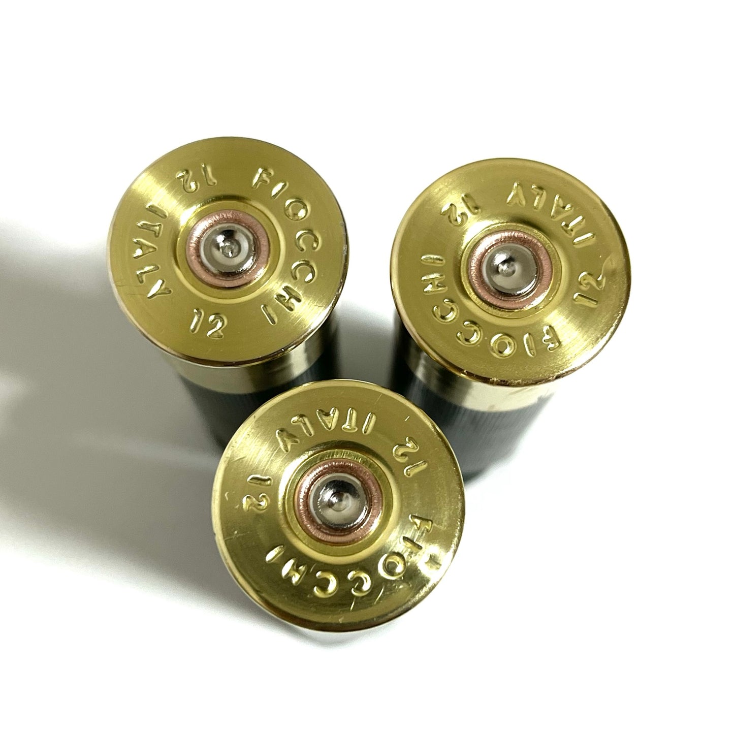 Green Shotgun Shells — Unmarked, High Brass (Qty 8)
