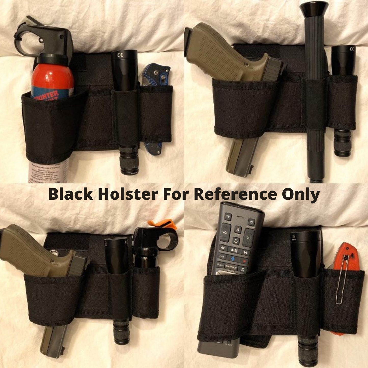 Flashlight Gun Pepper Spray Knife Holder