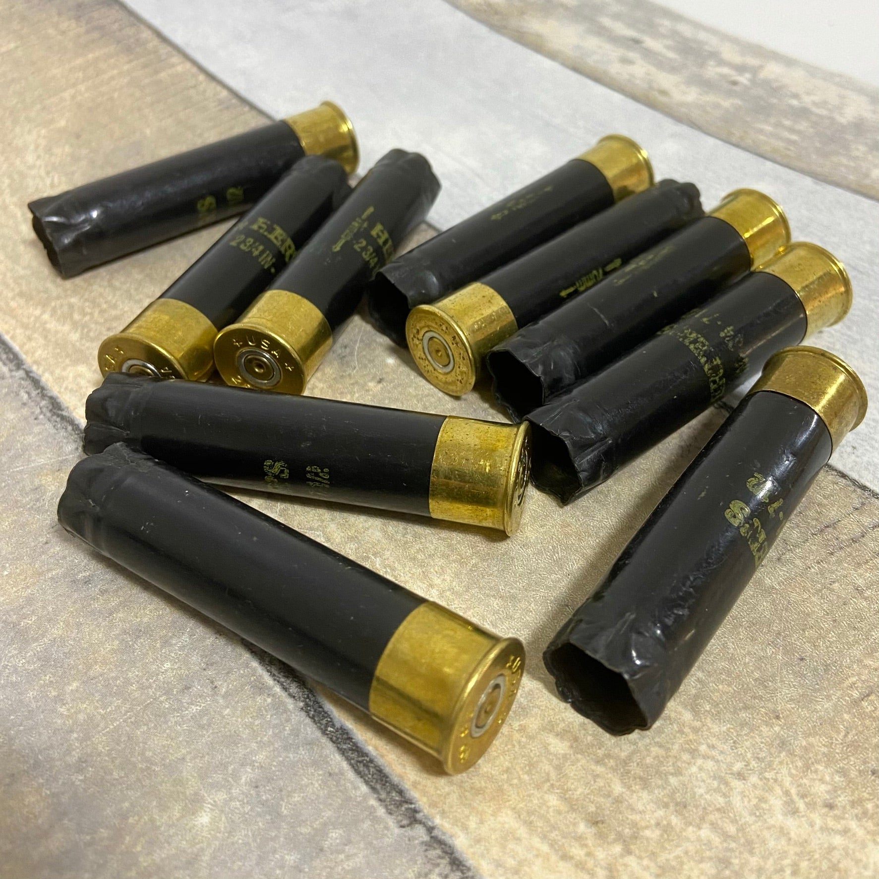 28 Gauge Black Empty Herters Hulls Once Fired