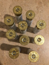 Load image into Gallery viewer, White Shotgun Shells Empty 12 Gauge Hulls Fired Used Spent 12GA Shot Gun Casings Ammo Crafts 10 Pcs | FREE SHIPPING

