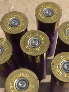 Lavender shotgun shells 16GA Empty