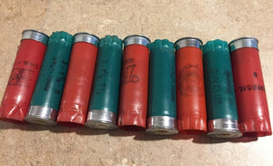 Green and Red Empty Shotgun Shells 12 Gauge Shotshells Spent 12GA Mixed Hulls Cartridges Fired Used Casings Shot Gun Shells Qty 100 Pcs | FREE SHIPPING