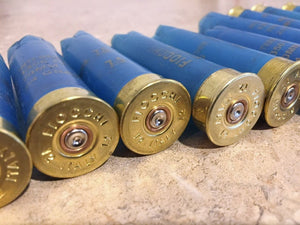 Used Shotgun Shells Light Blue 