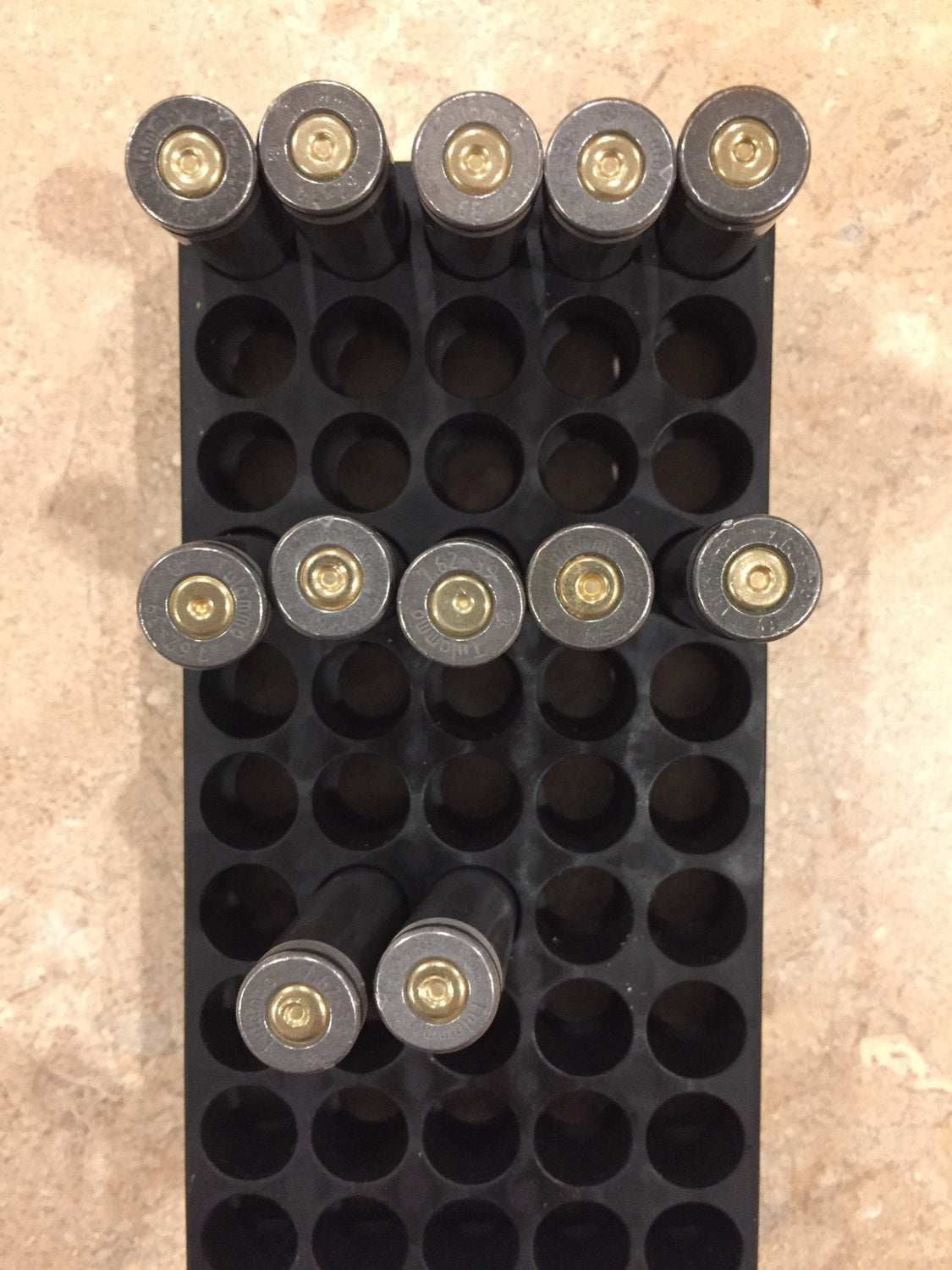Super Shiny AK 7.62x39 Steel Bullet Casings Cleaned & Polshed - Matching Head Stamps