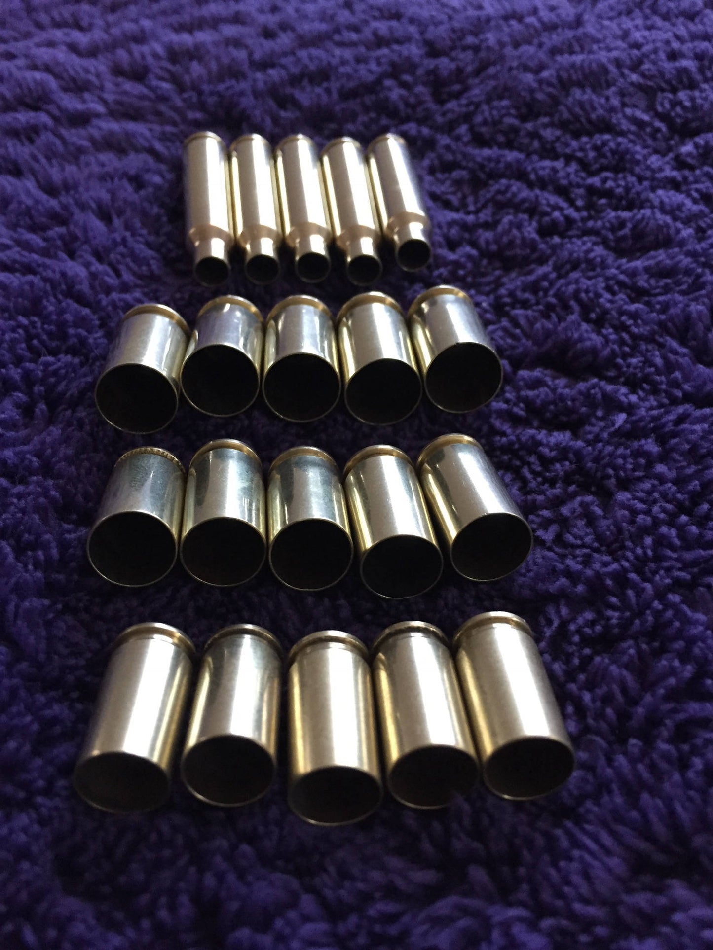 Empty Brass Shells Spent Bullet Casings Once Fired Ammo Mixed Inspected Polished  223 45 ACP 40 9MM