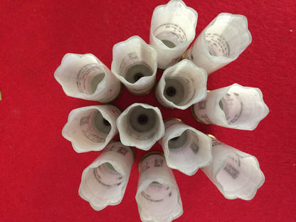  Empty Shotgun Shells Used 12GA Casings Fired Ammo Spent Cartridge Shotshells Translucent Hulls