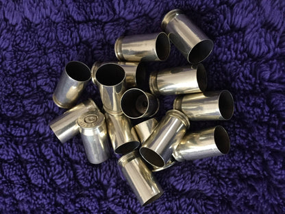 Empty Brass Bullet Casings Spent Ammo Once Fired Shells Cleaned & Polished 45 ACP Winchester Reloading 15 Pcs