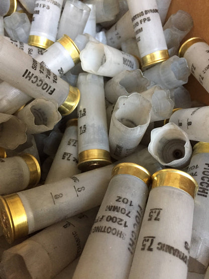 Huge Lot 200 Empty Shotgun Shells 12 Gauge Hulls Shotshells Spent Cartridges Translucent 12GA Ammo DIY Crafts