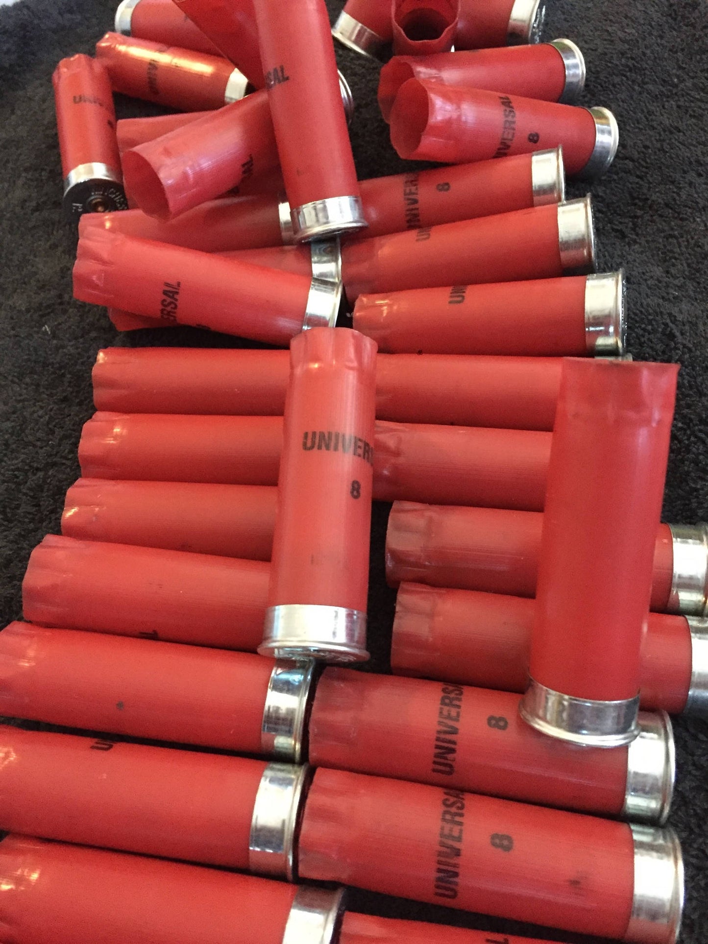 Universal Red Shotgun Shells Empty Winchester 12GA Shotshells Used Ammo 12 Gauge Hulls Spent Casings DIY Crafts 72 Pcs - Free Shipping
