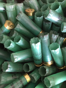 Light Green Shotgun Shells Empty 12 Gauge Remington Clay & Field Hulls 12GA Qty 100 | FREE SHIPPING