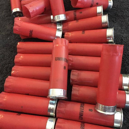 RED Shotgun Shells Winchester Universal 12 Gauge Hulls Shotshells Fired 12GA 10 Pcs - Free Shipping