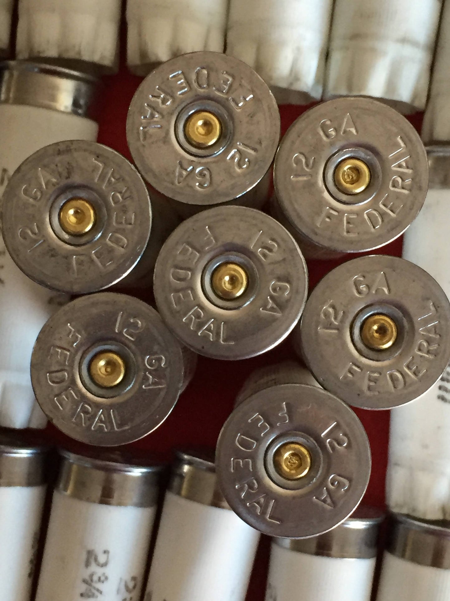 White Federal Top Gun Empty Shotgun Shells 10 Pcs - Free Shipping