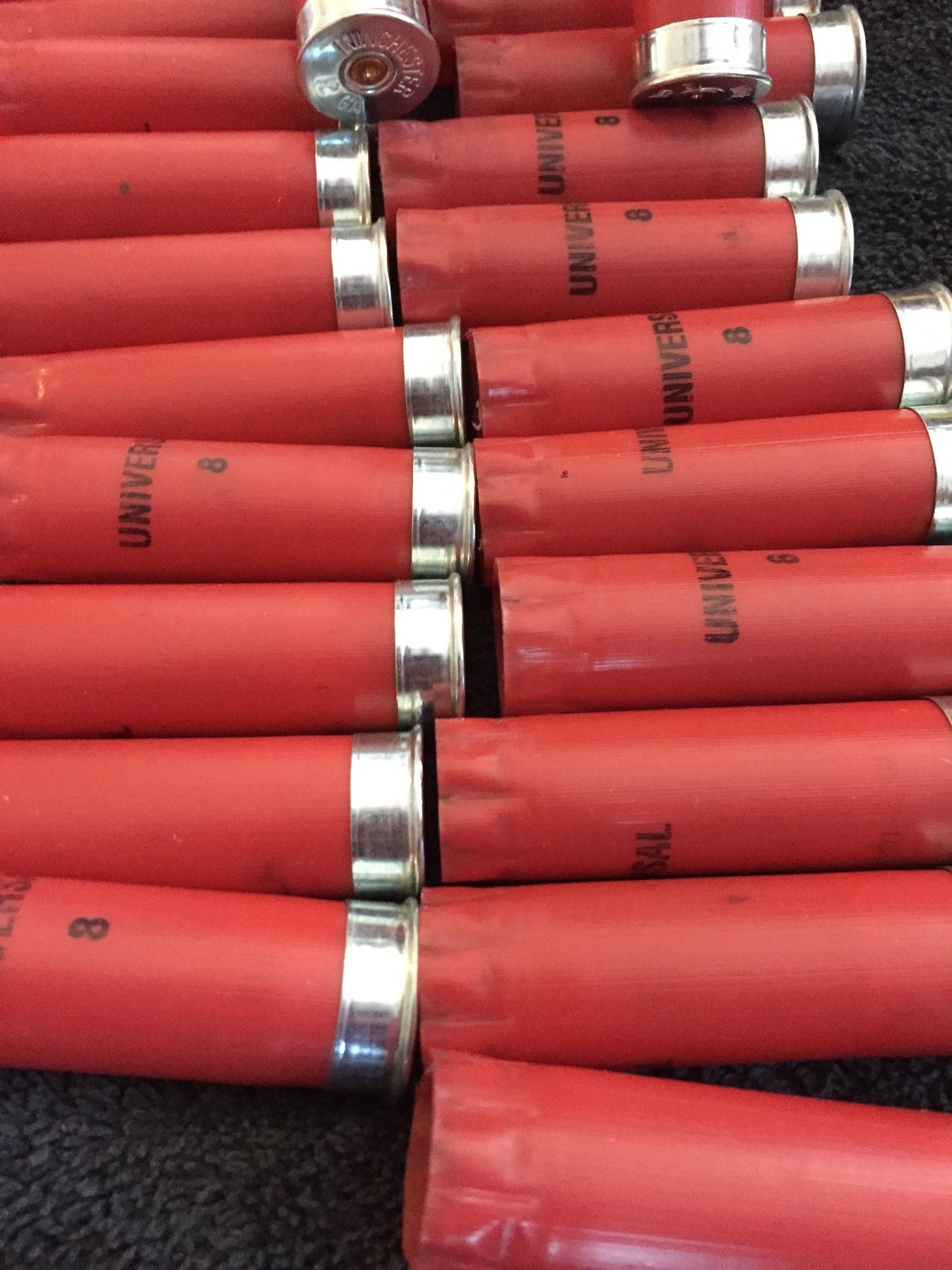 Universal Red Shotgun Shells Empty Winchester 12GA Shotshells Used Ammo 12 Gauge Hulls Spent Casings DIY Crafts 72 Pcs - Free Shipping