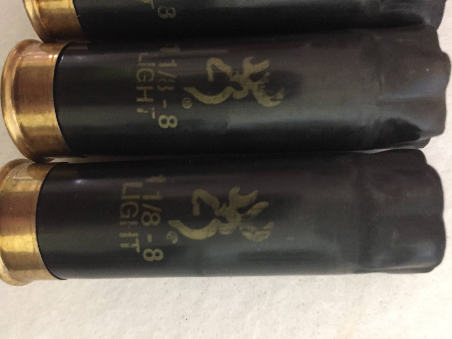 Browning Shotgun Shells 12 Gauge Empty Black Hulls Once Fired Spent 12GA Casings DIY Craft Supplies 5 Pcs - FREE Shipping