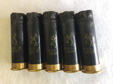 Load image into Gallery viewer, Browning Shotgun Shells 12 Gauge Empty Black Hulls Once Fired Spent 12GA Casings DIY Ammo Crafts 5 Pcs - FREE Shipping
