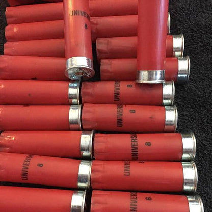 RED Shotgun Shells Winchester Universal 12 Gauge Hulls Shotshells Fired 12GA 10 Pcs - Free Shipping