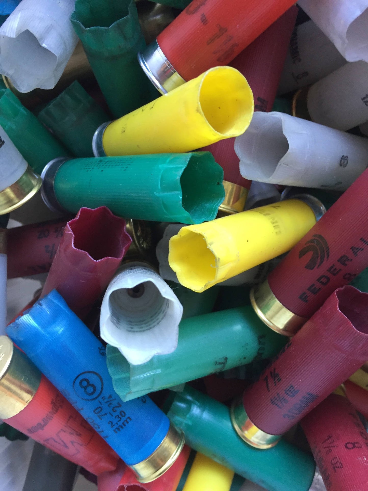 Used Empty 12 Gauge Shotgun Shells