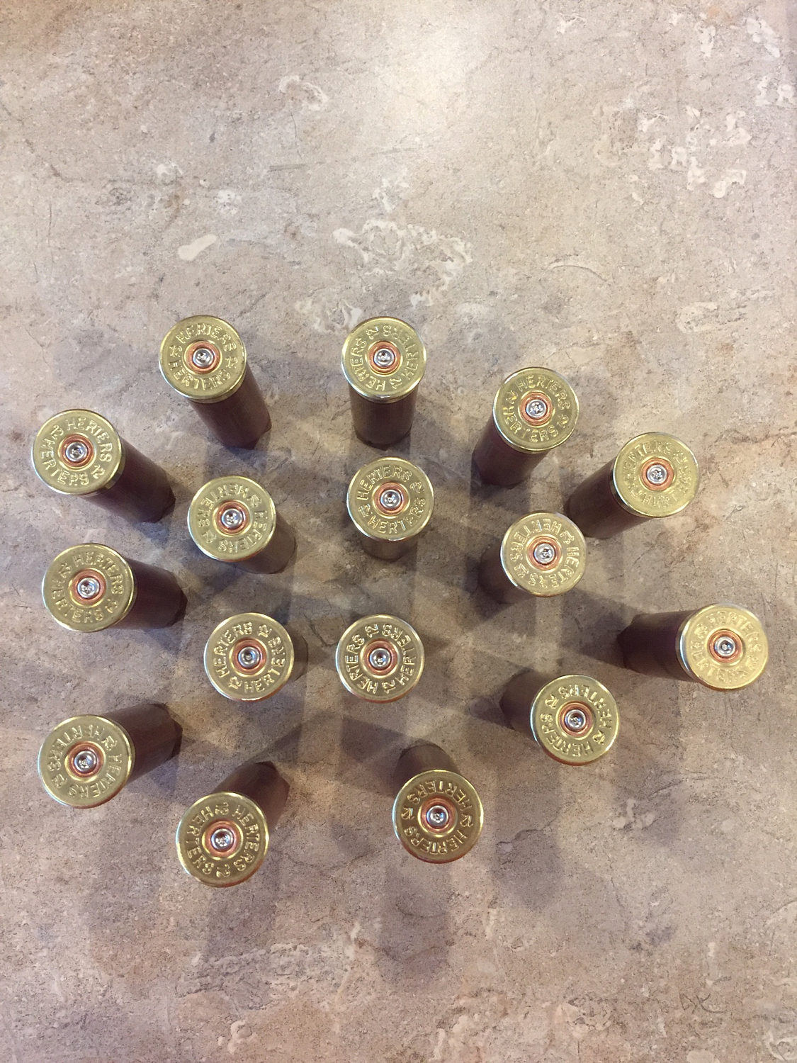 Headstamps Gold With Dark Red Hulls