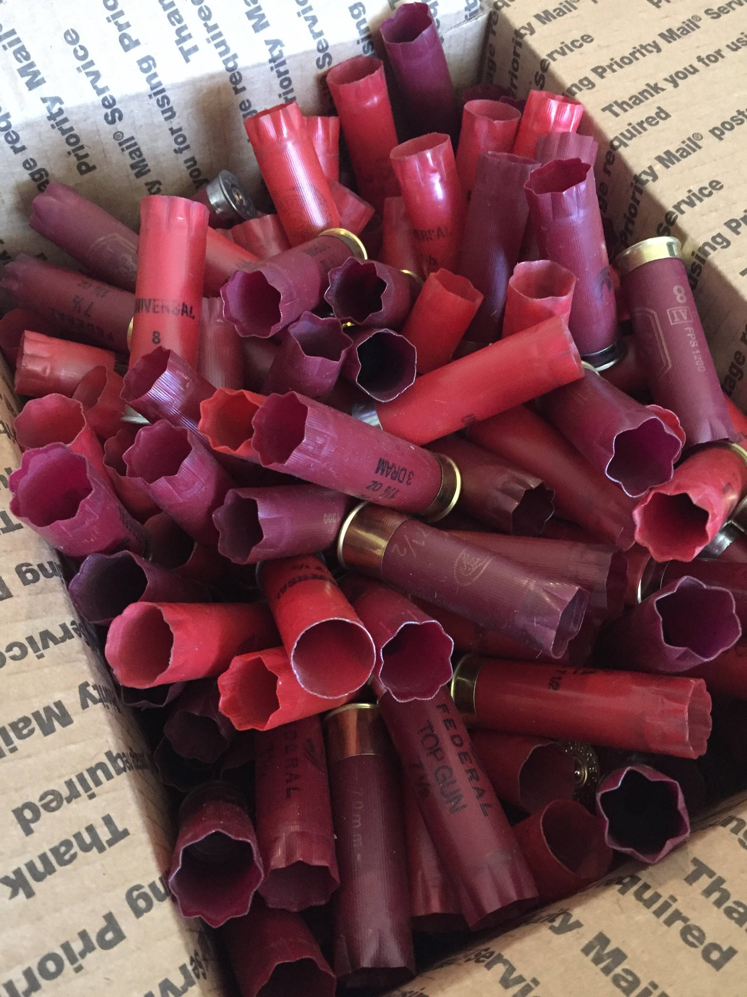 Red Shotgun Hulls 12 Gauge