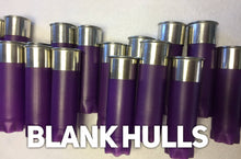 Load image into Gallery viewer, Purple Empty Shotgun Shells Blank 12 Gauge No Markings On Hulls
