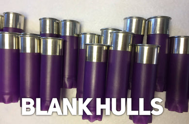 Purple Empty Shotgun Shells Blank 12 Gauge No Markings On Hulls