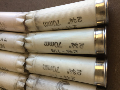 White Federal Empty Shotgun Shells Hulls 12 Gauge 12GA Used Casings Qty 35 - Free Shipping