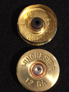 Winchester Gold Head Stamps 12 Gauge Shotgun Shell Steel Bottoms Hand Polished Brass 20 Pcs