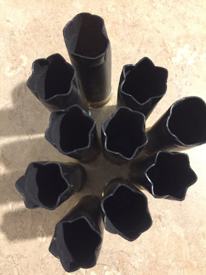 Star Crimped Black Shotgun Shells Empty Hulls 