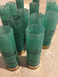 Light Green Shotgun Shells Empty 12 Gauge Remington Used Hulls