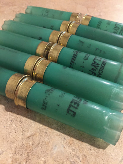 Used Light Green Shotgun Shells