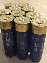 Load image into Gallery viewer, Navy Blue Empty Shotgun Shells 12 Gauge Dark Blue Hulls Shotshells 12GA Shot Gun Casings DIY Ammo Crafts 10 pcs
