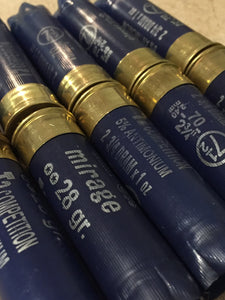 Navy Blue Empty Shotgun Shells 12 Gauge Dark Blue Hulls Shotshells 12GA Shot Gun Casings DIY Ammo Crafts 10 pcs