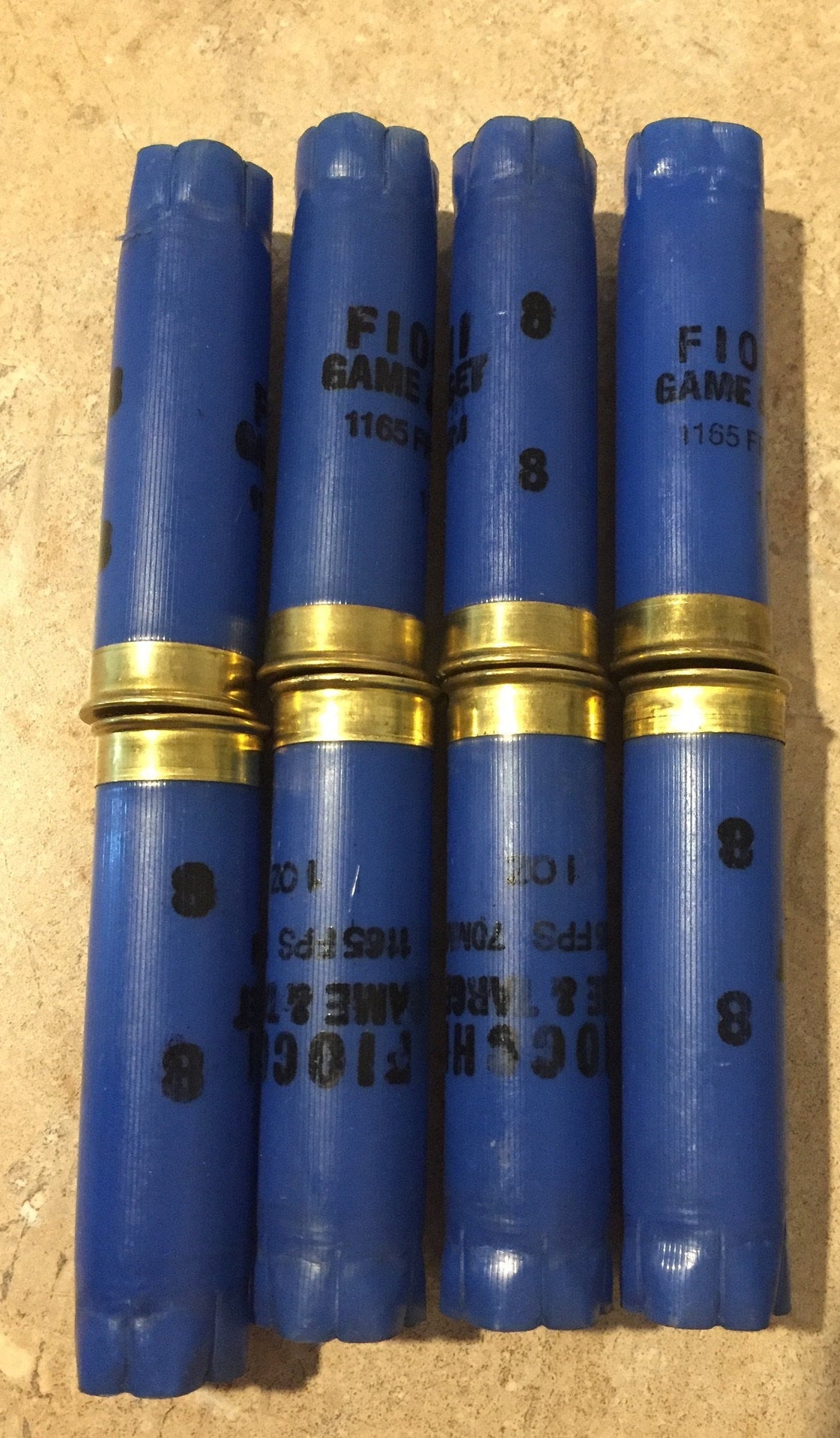 16 Gauge Empty Shotgun Shells Blue Hulls Spent Shotshells Fired 16GA 12 Pcs - FREE SHIPPING