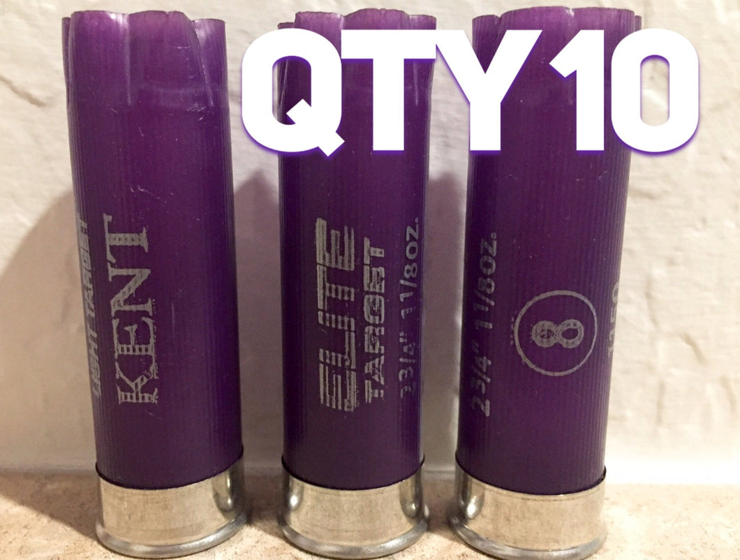 Purple Shotgun Shells 12 Gauge 12GA Empty Hulls