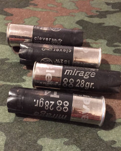 Clever Mirage Black Empty Shotgun Shells Once Fired 12 Gauge 12GA Shot Gun Hulls Spent Ammo Casings Cartridges Shotshells DIY Ammo Crafting Steampunk 100 Pcs - Free Shipping