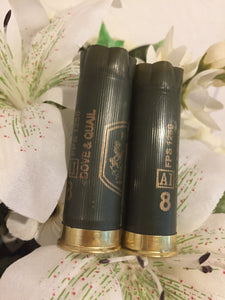 Empty Shotgun Shells Military Green 12 Gauge Olive Hulls Used Spent Once Fired Casings Cartridges Army Shotshells DIY Ammo Crafts 10 Pcs - FREE SHIPPING