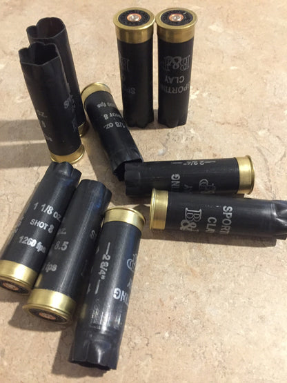 Empty Black Shotgun Shells
