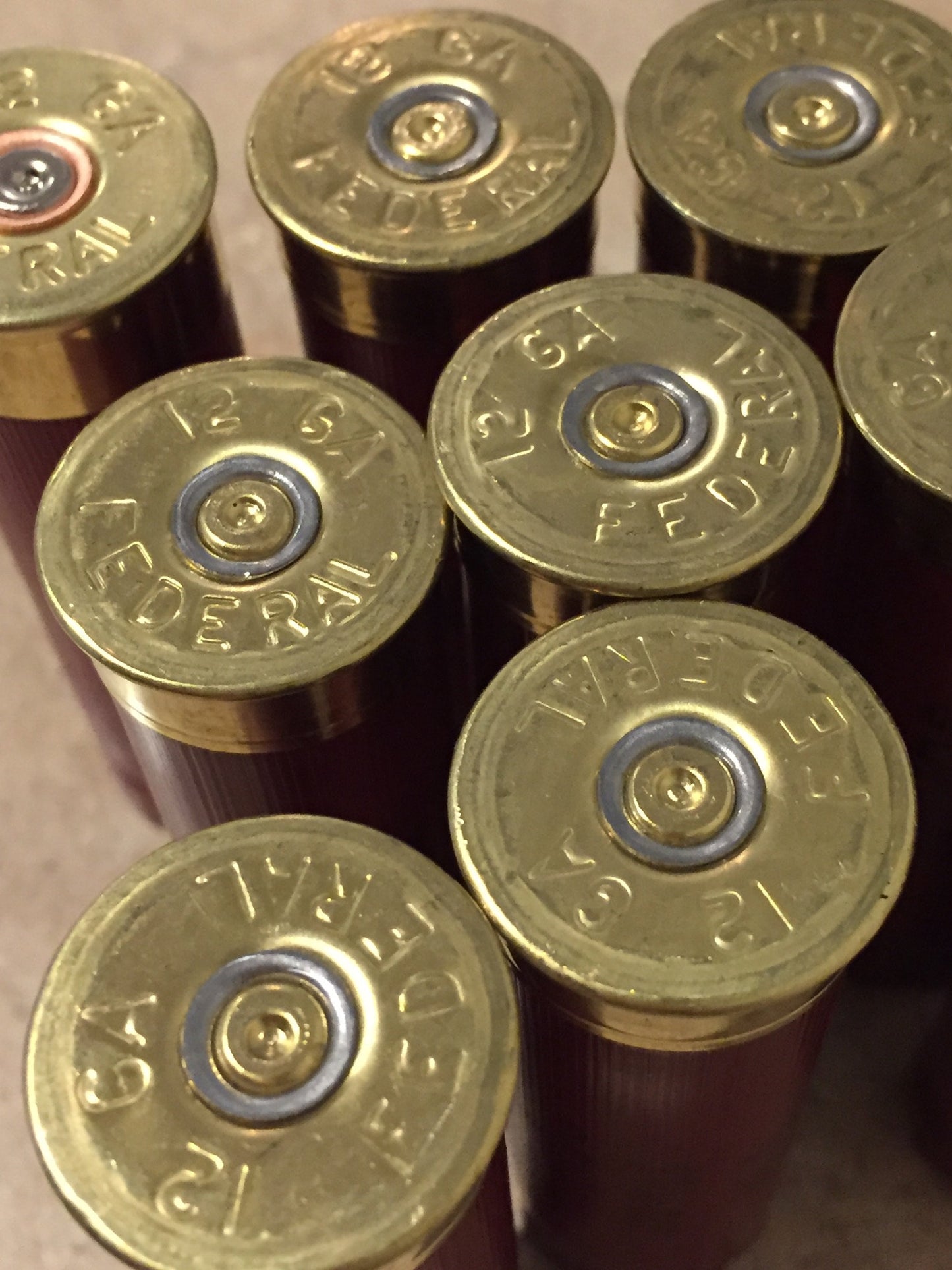 Headstamps Gold With Dark Red Hulls