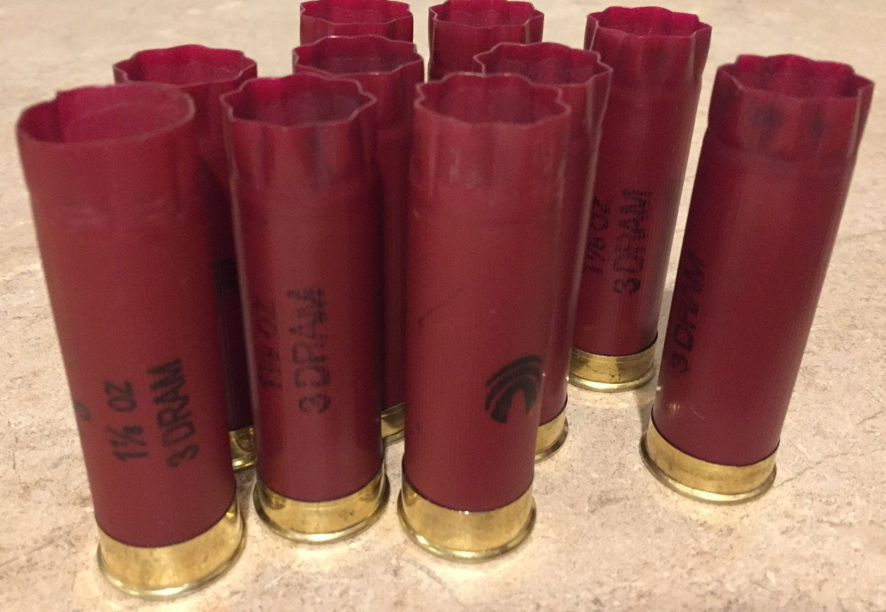 Luxor Red Shotgun Shells 12 Gauge Empty Once Fired 12GAHulls