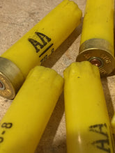 Load image into Gallery viewer, Winchester AA Empty Yellow Shotgun Shells 20 Gauge Hulls Fired 20GA Spent Shot Gun Cartridges DIY Ammo Crafting 12 Pcs - FREE SHIPPING
