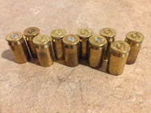 Load image into Gallery viewer, 45 ACP Empty Brass Shells 45 Auto Casings Ammo Used Spent Cartridges Bullet Jewelry Steampunk Necklace Qty 10 Pcs 
