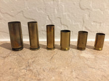 Load image into Gallery viewer, Empty Brass Shells Spent Bullet Casings Used 9MM Luger 40 S&amp;W 45ACP 38 SPL 41 REM MAG 50AE Mixed Variety Steampunk Diy Ammo Crafts 30 pcs
