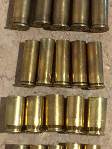 Empty Brass Shells Spent Bullet Casings Used 9MM Luger 40 S&W 45ACP 38 SPL 41 REM MAG 50AE Mixed Variety Steampunk Diy Ammo Crafts 30 pcs
