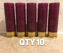 Load image into Gallery viewer, Dark Red Burgundy Empty 12 Gauge Shotgun Shells Used Casings Fired 12GA Hulls Spent Cartridges Federal Gold Medal Maroon Qty 10 Pcs - FREE SHIPPING
