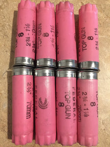 Used Shotgun Shells Pink 