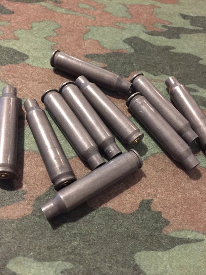 223 Steel Empty Bullet Ammo Spent Bullet Casings AR15 5.56 Cartridges Rifle Shells Qty 10
