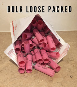Fired Shotgun Hulls Pink Bulk Loose Packed